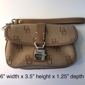 Dooney & Bourke earth tone wristlet